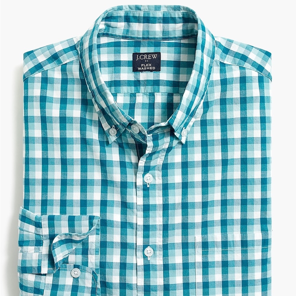 Men’s J Crew Flex Washed button-down shirt